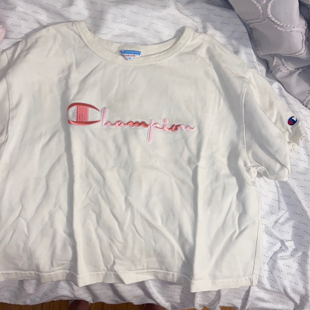 Champion cropped t shirt